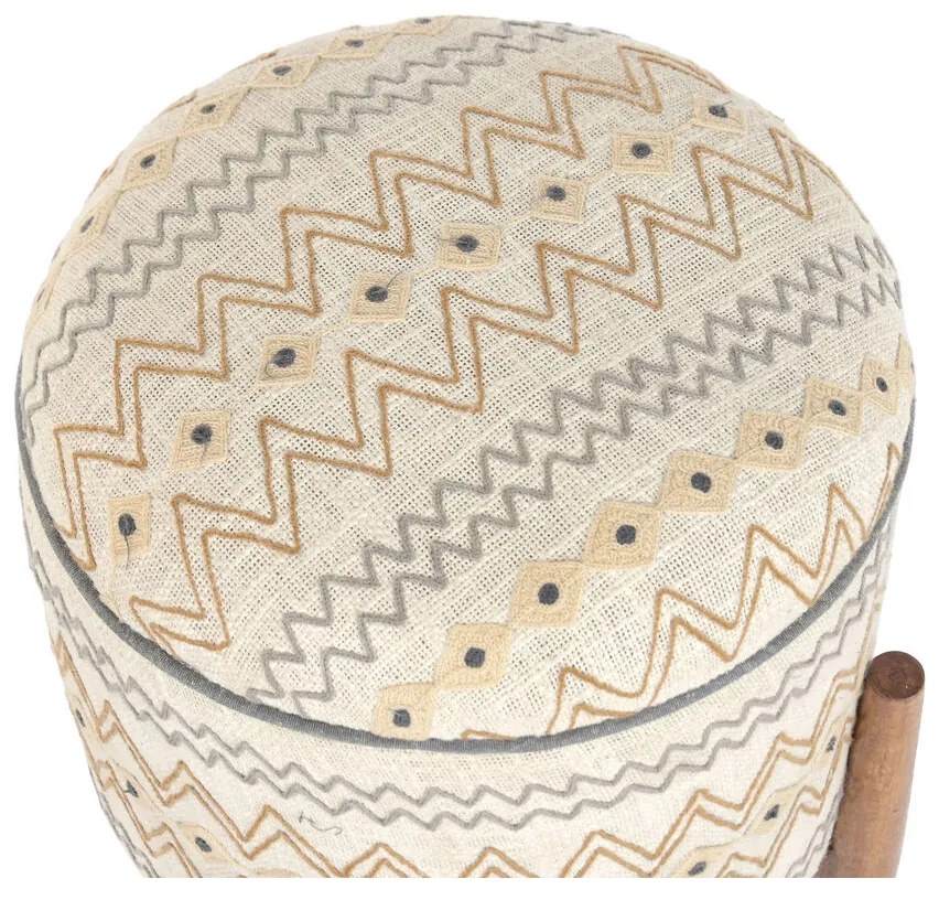 Υποπόδια Home ESPRIT Μπεζ Urban 40 x 40 x 52 cm