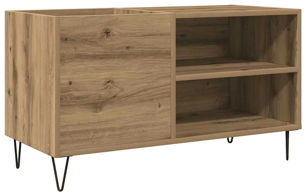 vidaXL Δισκοθήκη Δρυς τεχνίτης 84,5x38x48 εκ. από Επεξεργασμένο Ξύλο