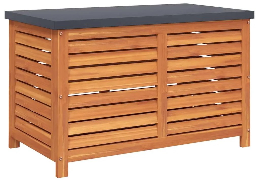 vidaXL Μπαούλο Αποθήκευσης Κήπου 60x50x55εκ. από Μασίφ Ξύλο Ευκαλύπτου