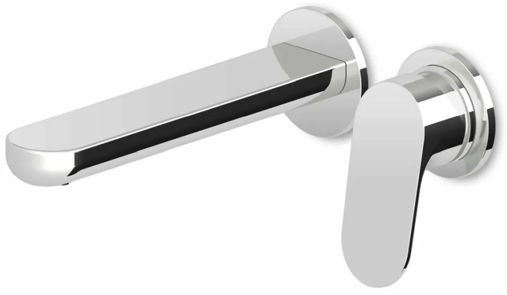 Εξωτερικά μέρη μπαταρίας νιπτήρος τοίχου Zucchetti BRIM