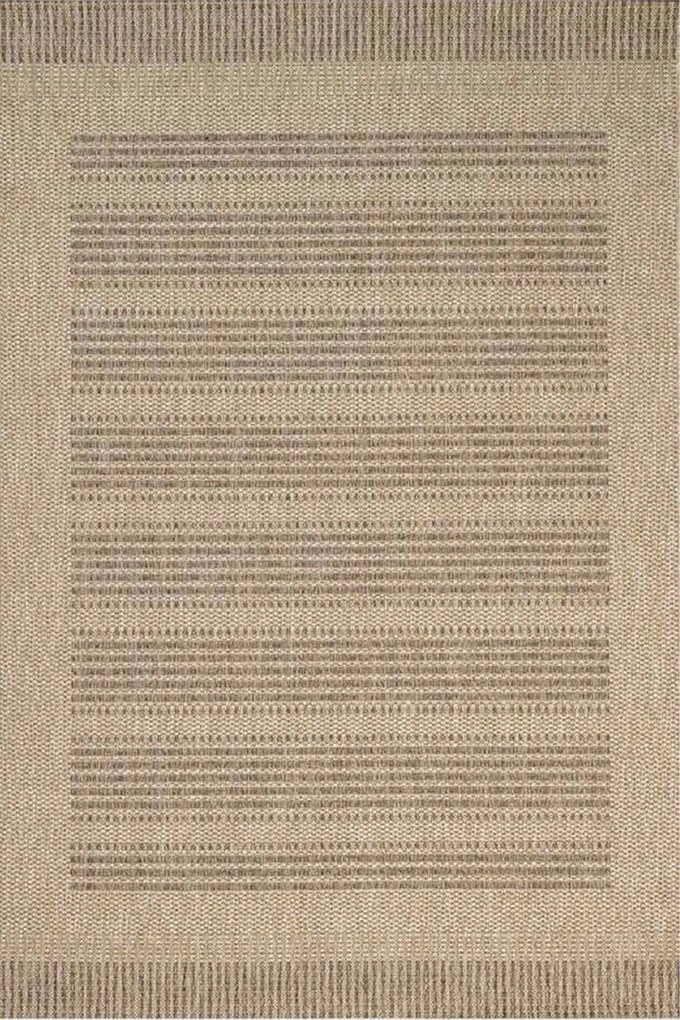 Χαλί Ethnik 203607C Brown-Caramel Beige New Plan 70X140cm