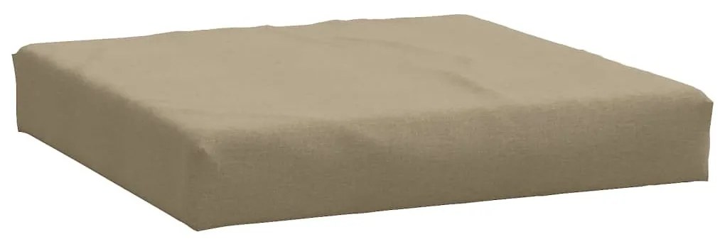 Μαξιλάρι Παλέτας Taupe 60 x 60 x 10 εκ. Ύφασμα - Μπεζ-Γκρι