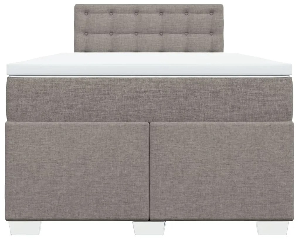 ΚΡΕΒΑΤΙ BOXSPRING ΜΕ ΣΤΡΩΜΑ TAUPE 120X200 ΕΚ. ΥΦΑΣΜΑΤΙΝΟ 3288173