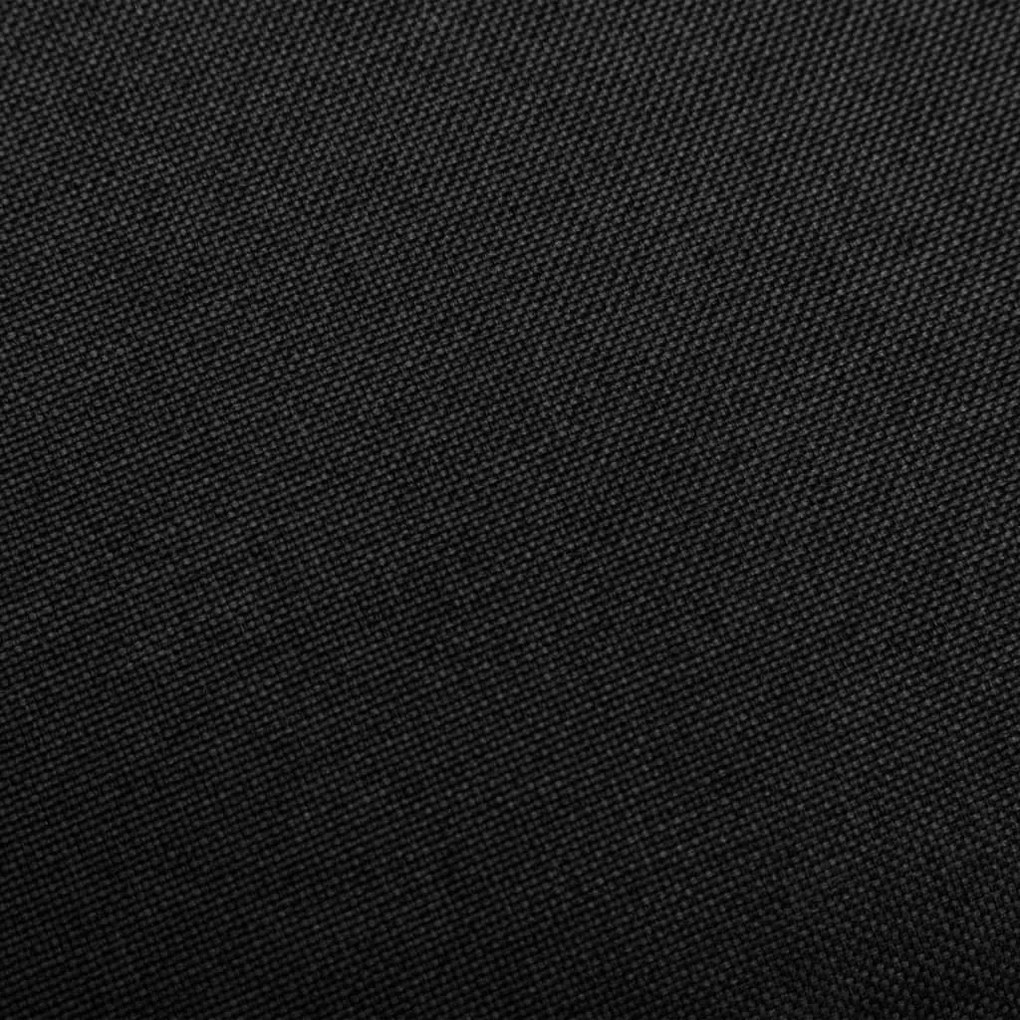 vidaXL Κουνιστή Πολυθρόνα Μαύρη Υφασμάτινη