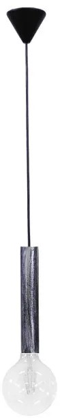 Κρεμαστό Φωτιστικό Οροφής 1xE27 S-42 Heronia Lighting-34-0187-Ασημί 34-0187
