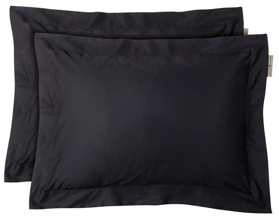 Μαξιλαροθήκες 2259 (Σετ 2τμχ) Black Greenwich Polo Club 50Χ70 50x70cm 100% Cotton Satin