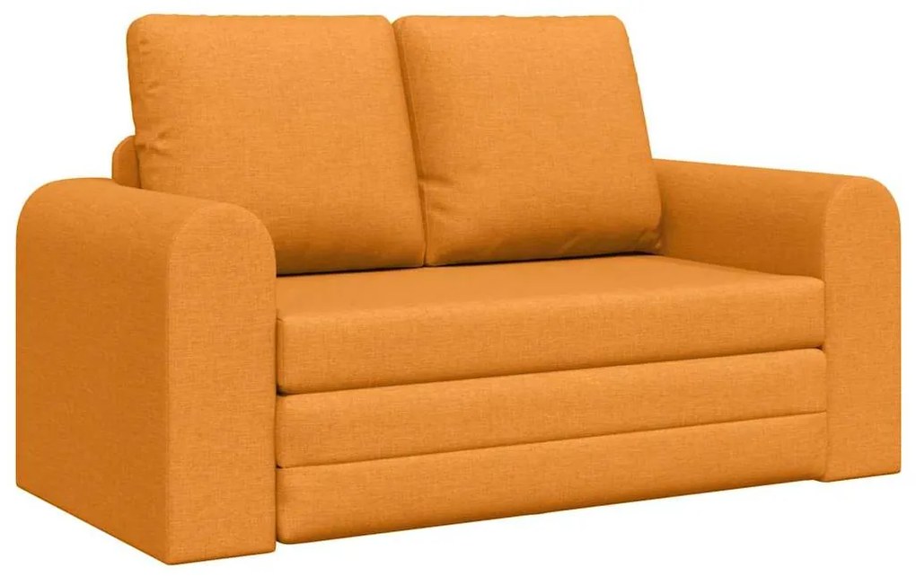 vidaXL Κρεβάτι καναπές Σκούρο κίτρινο 148 x 71 x 83 εκ. ύφασμα