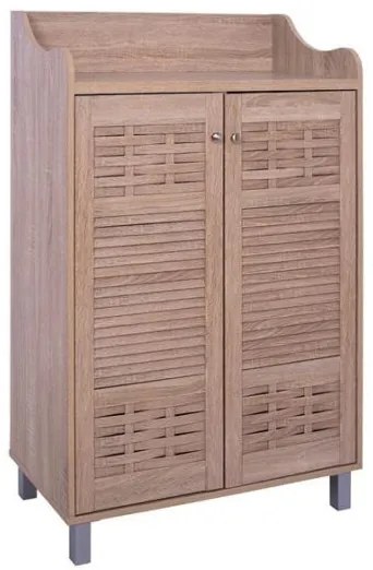 ΠΑΠΟΥΤΣΟΘΗΚΗ-ΝΤΟΥΛΑΠΙ KAILENA ΞΥΛΙΝΗ HM2230.02 SONAMA 77X40,5X122εκ.