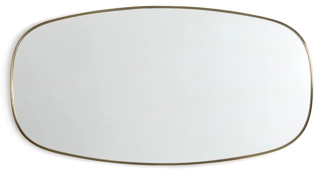 Καθρέφτης με μπρονζέ παλαιωμένο πλαίσιο Υ100 εκ., Caligone