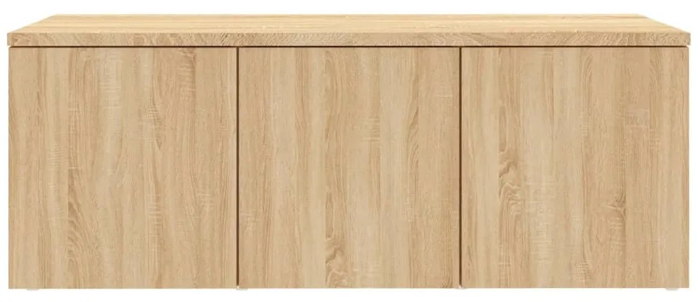 vidaXL Έπιπλο Τηλεόρασης Sonoma Δρυς 80 x 34 x 30 εκ. από Επεξ. Ξύλο