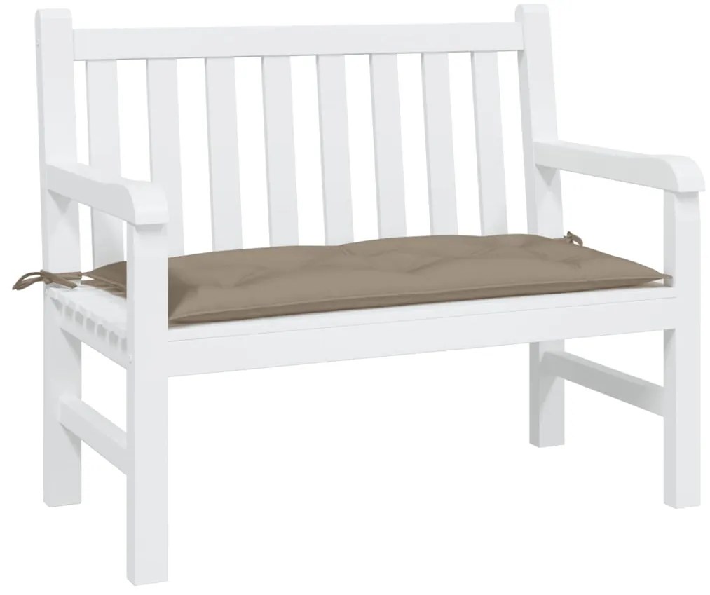 vidaXL Μαξιλάρι Πάγκου Κήπου Taupe 100x50x7 εκ. Ύφασμα Oxford