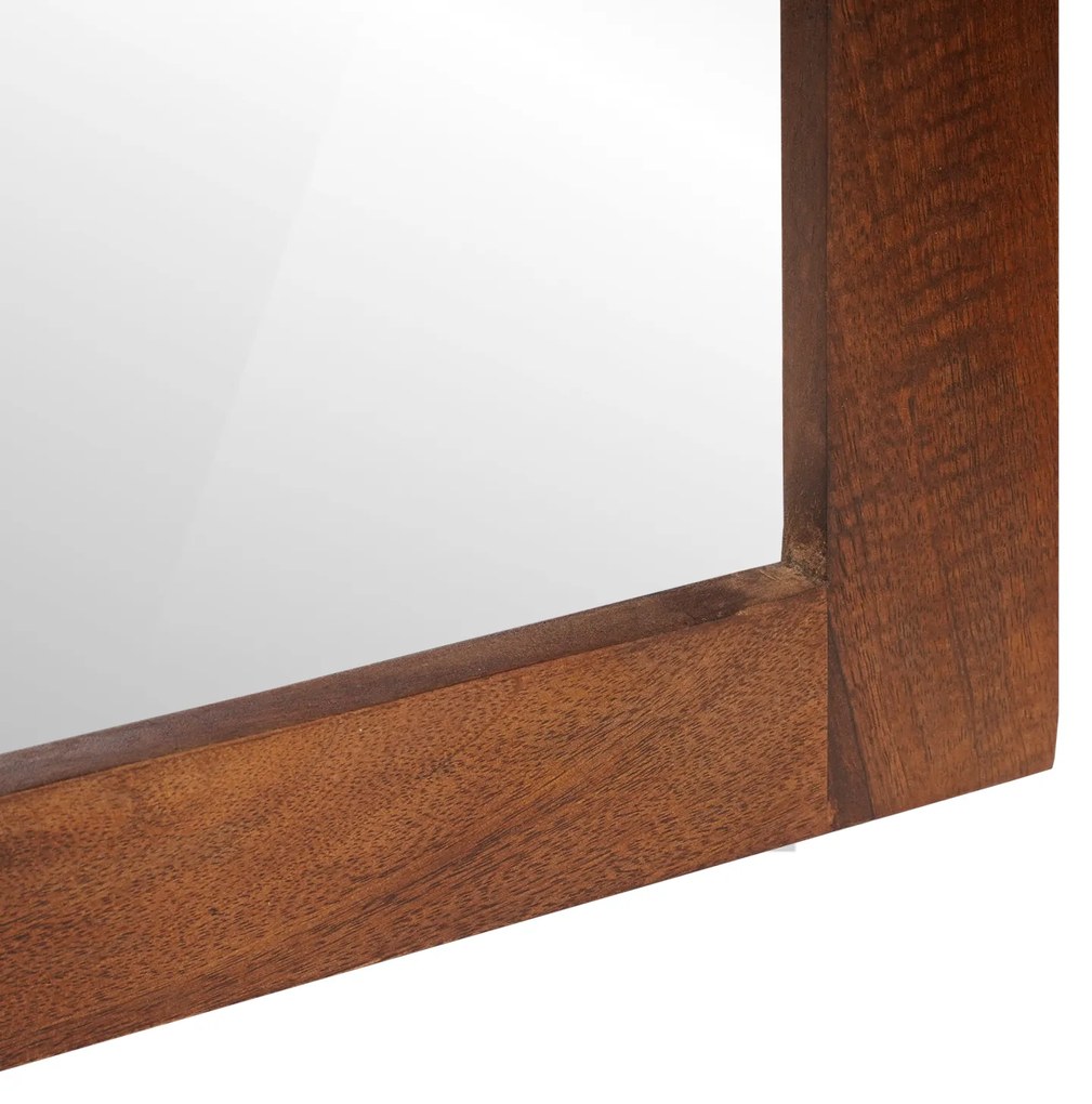 vidaXL Καθρέφτης με καθρέφτη Καφέ, ασημένιο 50 x 2.5 x 70 εκ