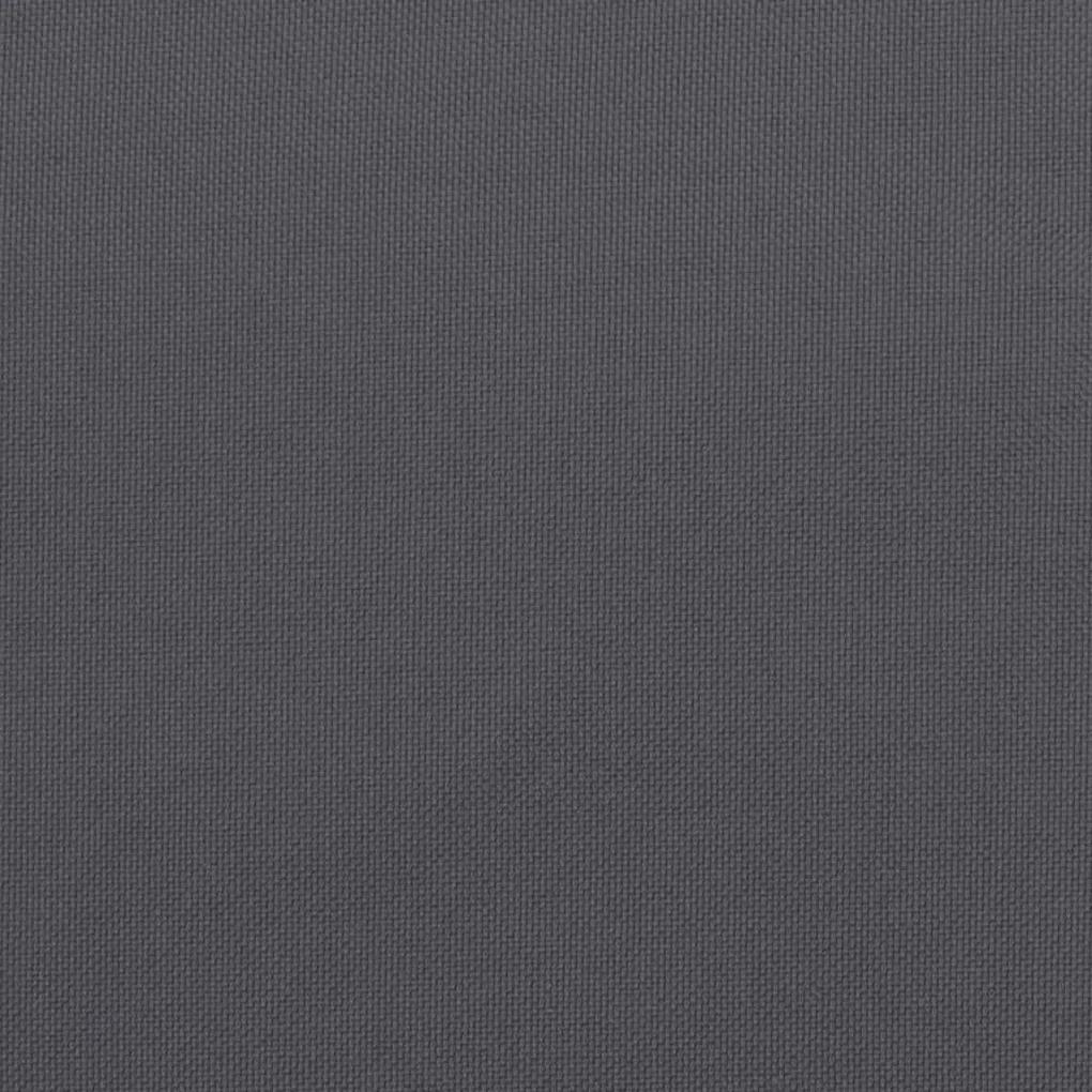 Μαξιλάρι Πάγκου Κήπου Ανθρακί 180x50x7 εκ. Ύφασμα Oxford - Ανθρακί