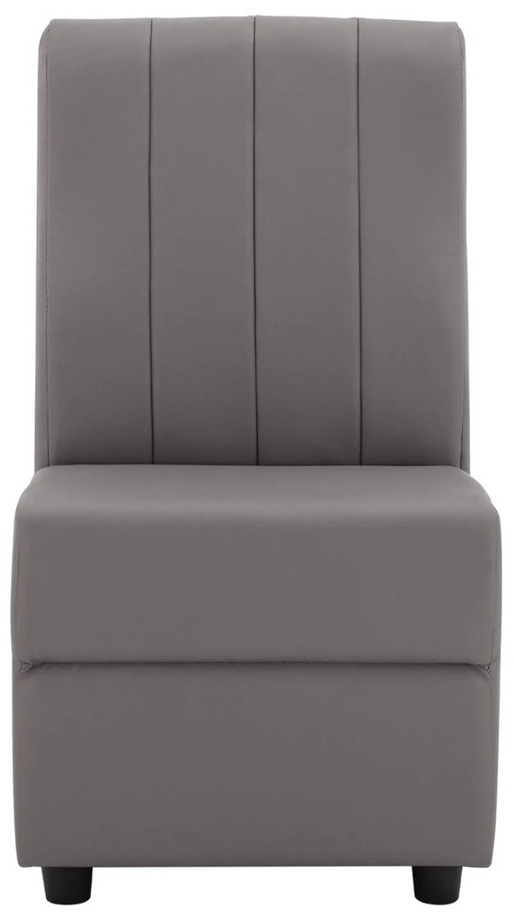 Πολυθρόνα LANDON C3162.10 με PU Γκρί 51x66x93Υ εκ. 51x66x93 εκ.