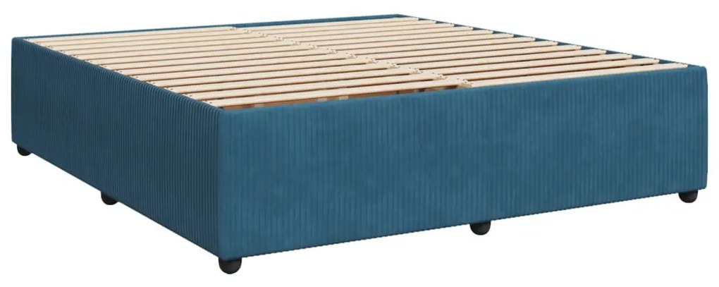 ΚΡΕΒΑΤΙ BOXSPRING ΜΕ ΣΤΡΩΜΑ ΜΠΛΕ 200X200 ΕΚ. ΒΕΛΟΥΔΙΝΟ 3287828