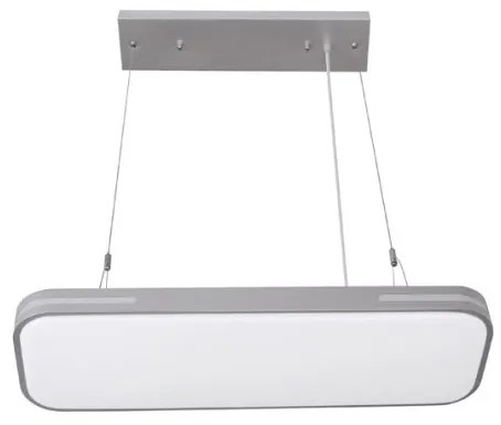 Κρεμαστό Φωτιστικό Οροφής LED 30W 6400Κ 19x60 Lumen-21-603060-Ασημί 21-603060