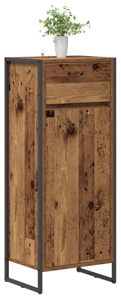 vidaXL Ντουλάπι Μπάνιου Παλιό Ξύλο 40 x 30 x 100 εκ Επεξεργασμένο ξύλο