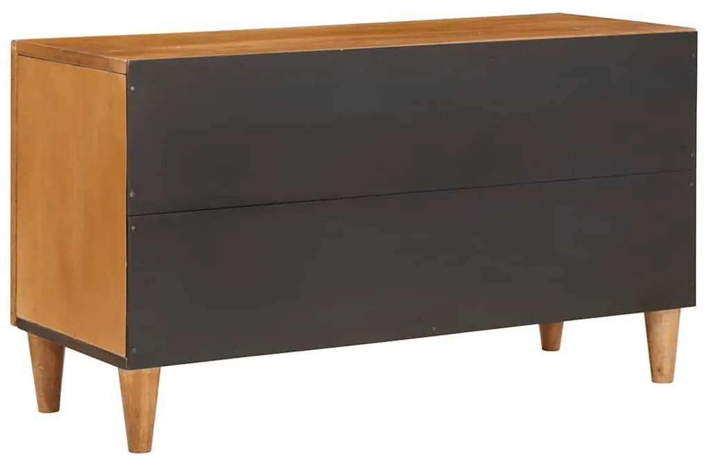 vidaXL Ντουλάπι TV Ανοιχτό καφέ 80 x 33 x 46 εκ Μασίφ ξύλο μάνγκο