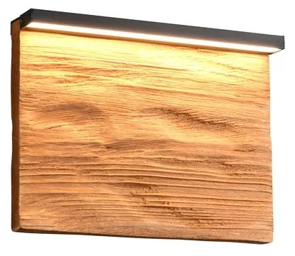 Φωτιστικό Επίτοιχο Trio Lighting KALEA 255510130 Wood Coloured 3000K