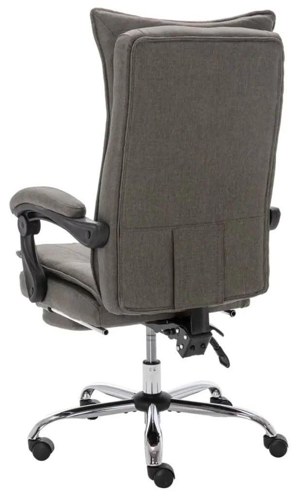 vidaXL Καρέκλα Γραφείου Γκρι Υφασμάτινη