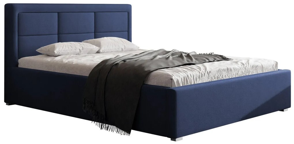 Κρεβάτι Pomona 102, Μονόκλινο, Μπλε, 120x200, Ταπισερί, Τάβλες για Κρεβάτι, 140x223x93cm, 75 kg | Epipla1.gr