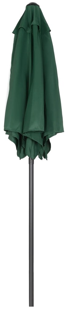 Ομπρέλα εξωτερικού χώρου Outsunny Ø196 cm, εξαγωνική ομπρέλα μπαλκονιού για παραλία, μπαλκόνι, κήπο, πράσινο