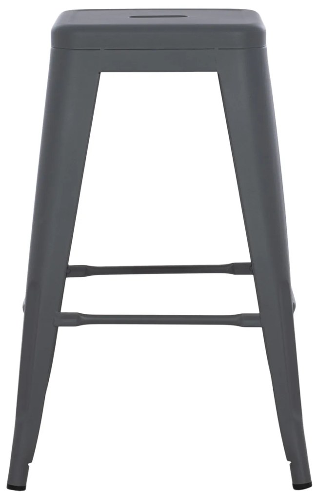 ΣΚΑΜΠΟ ΜΕΣΑΙΟΥ ΥΨΟΥΣ ΜΕΤΑΛΛΙΚΟ MELITA-PRO HM8573.50 ΓΚΡΙ 43x43x67Υεκ. (1 Τεμμάχια)