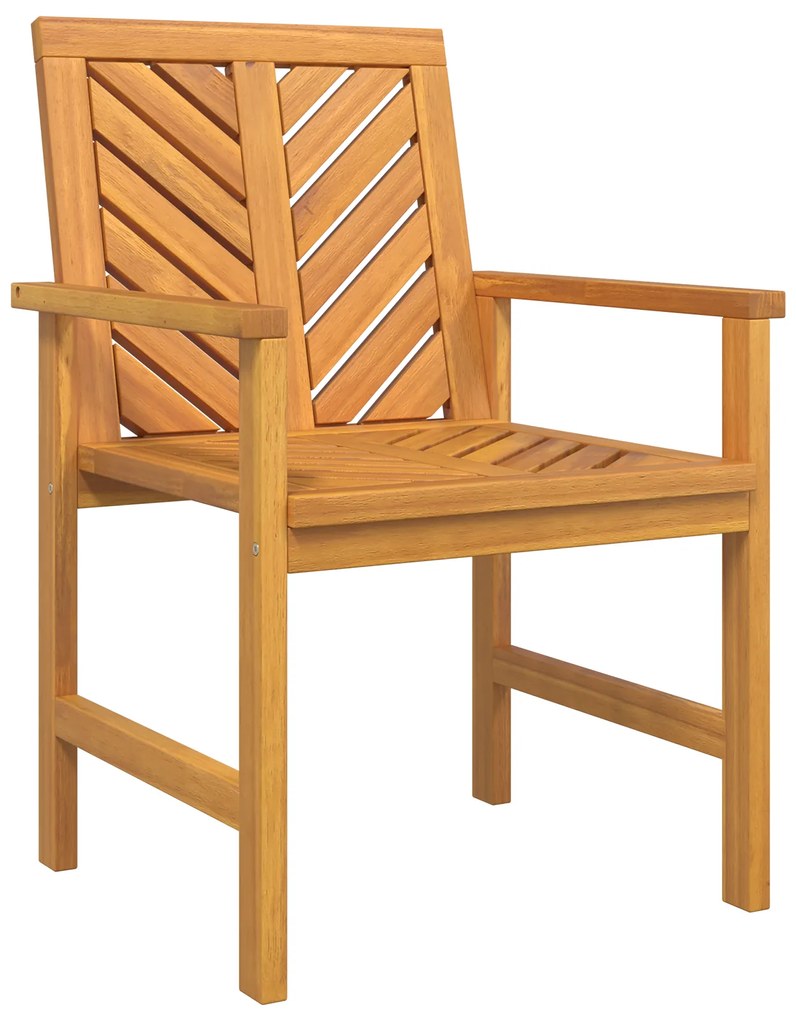 vidaXL Σέτ φαγητού για κήπο 5 pcs Καφέ 200 x 90 x 74 cm