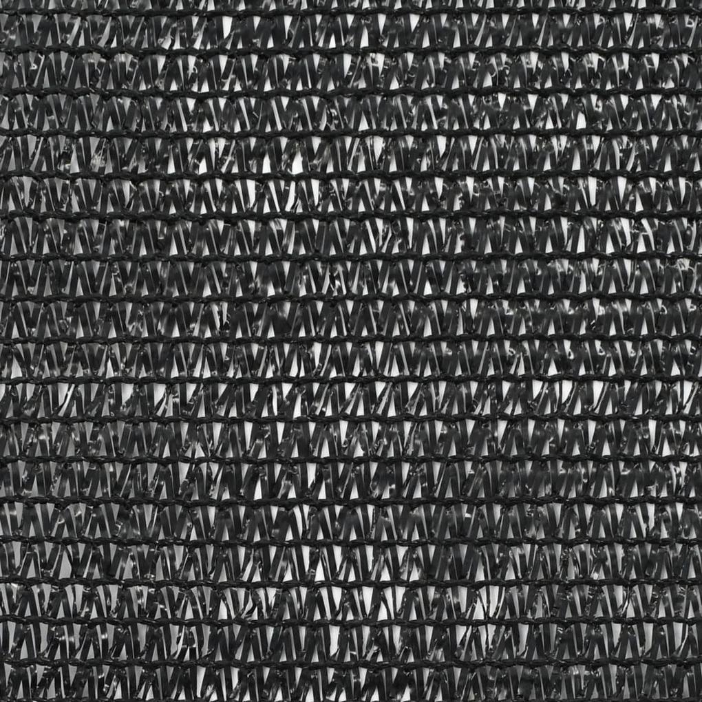 vidaXL Δίχτυ Αντιανεμικό για Γήπεδα Τένις Μαύρο 2 x 100 μ. από HDPE