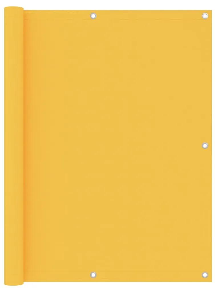 Διαχωριστικό Βεράντας Κίτρινο 120 x 400 εκ. Ύφασμα Oxford