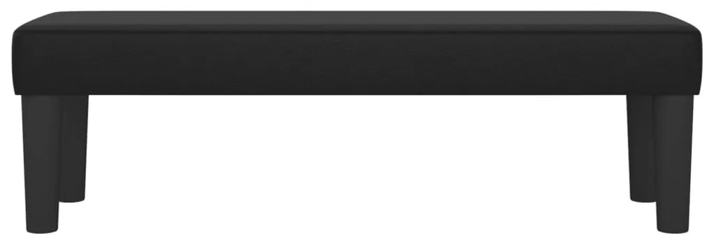 vidaXL Πάγκος Μαύρος 100x30x30 εκ. από Συνθετικό Δέρμα