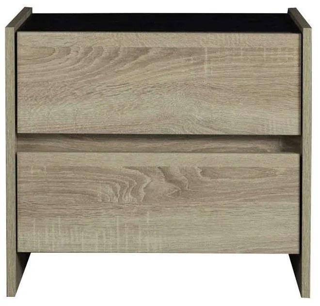 Κομοδίνο Gasper 09-1222 55x36xH49cm Sonoma Μελαμίνη