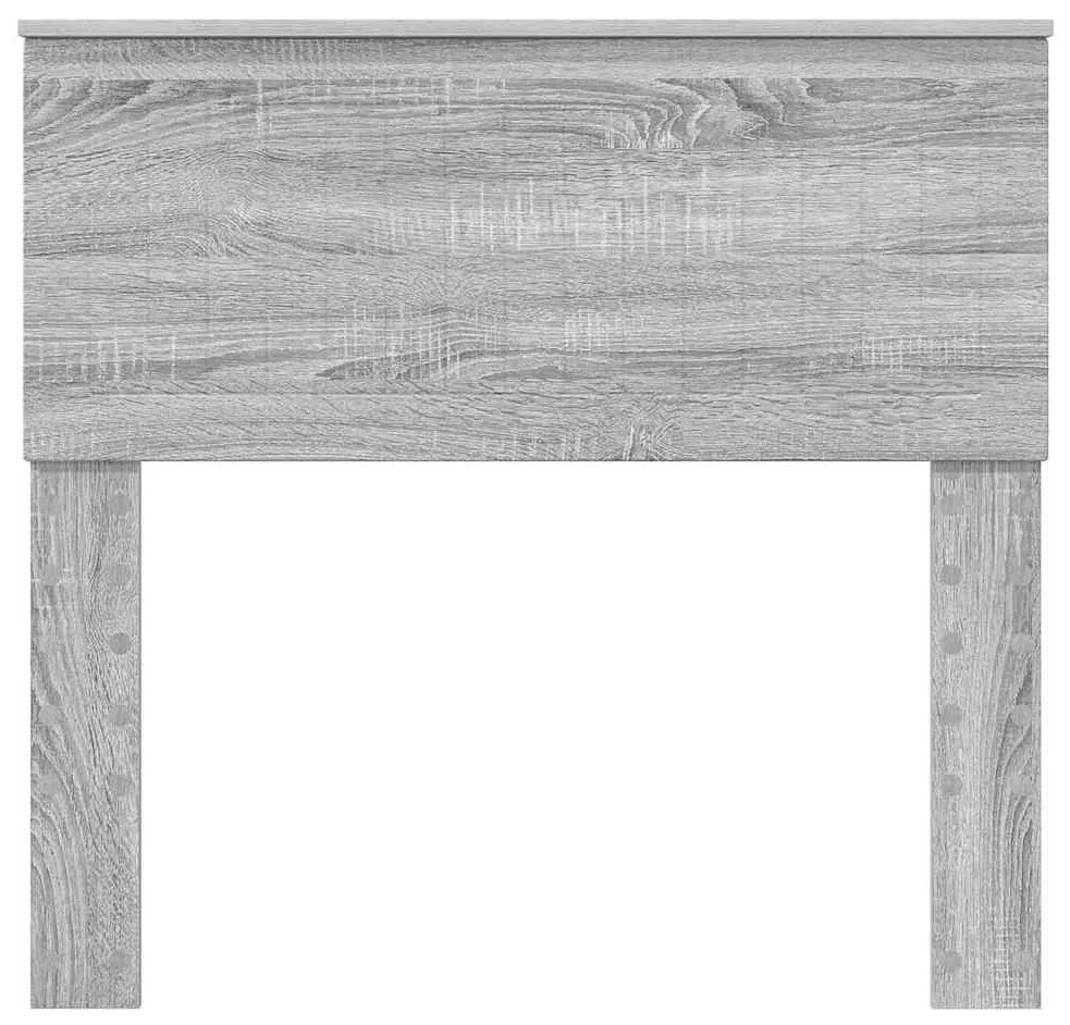 vidaXL Κεφαλάρι με κεφαλάρι Γκρίζο Σονομα 90 cm Επεξεργασμένο ξύλο