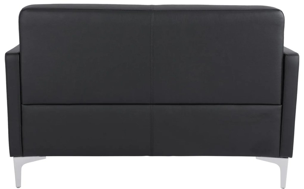 Καναπές Διθέσιος NELLIE με PU Μαύρο 113x71x71Υ εκ. 130x71x71 εκ.