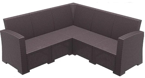 Siesta   Monaco/ST-Corner Brown* Sofa  metax-01-00-0705 διάστ.207.0000 x 207.0000 x 79.0000