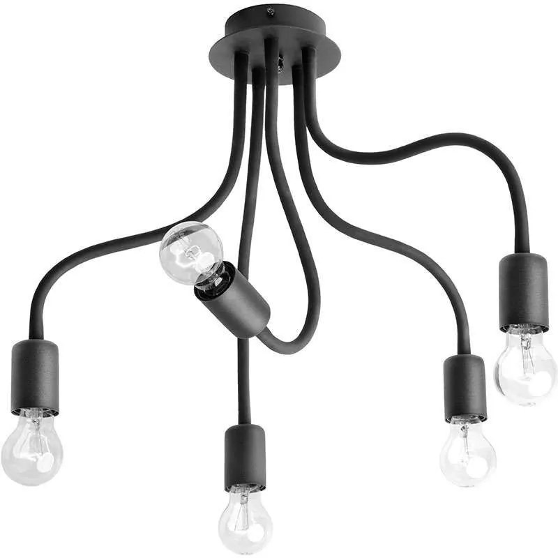 Φωτιστικό Οροφής Flex V 9766 Black Nowodvorski Metal, Plastic