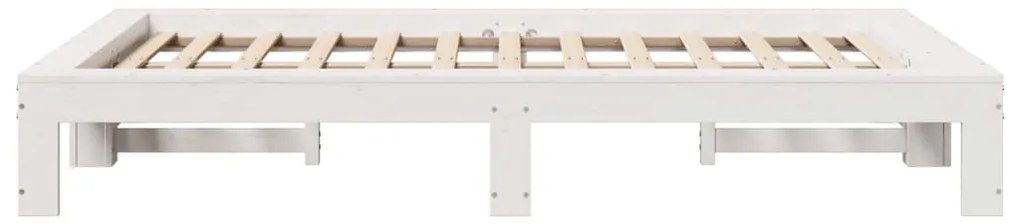 Σκελετός Κρεβ. Χωρίς Στρώμα Λευκό 120x190 εκ Μασίφ Πεύκο 3308751