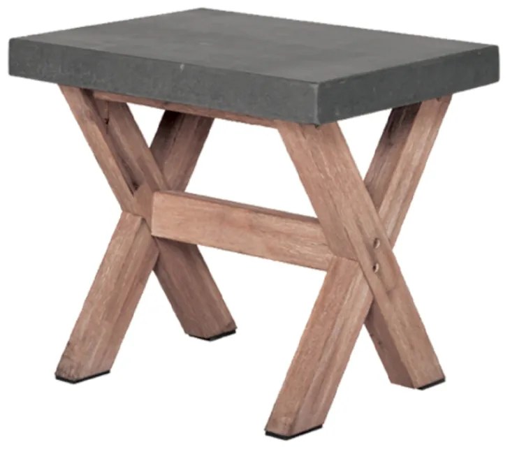 Liberta CAMIRO ΣΚΑΜΠΟ CEMENT 50x40xH45cm 50x40xH45cm 22-0065