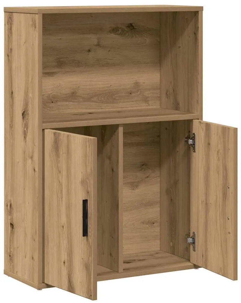 vidaXL Βιβλιοθήκη Αρτισιανή Δρυς 60x24x85 εκ. Επεξ. Ξύλο