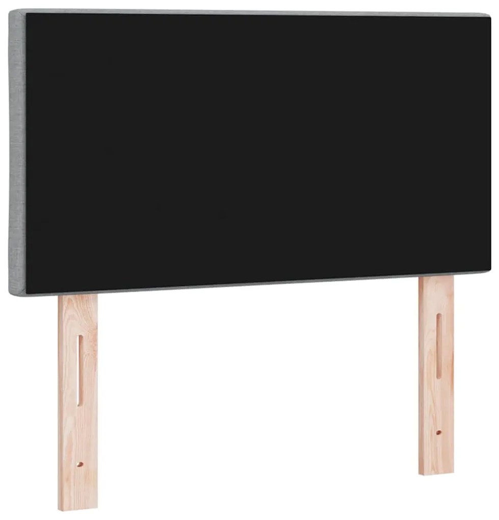 vidaXL Υφασμάτινο Κεφαλάρι Geometric Ανοιχτό γκρι 80 cm ύφασμα
