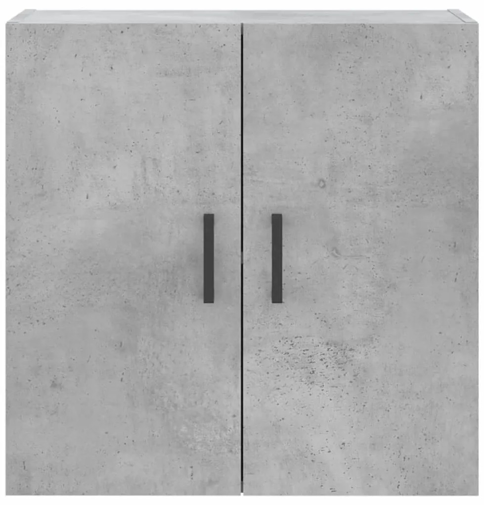 vidaXL Ντουλάπι Τοίχου Γκρι Σκυροδέματος 60x31x60 εκ. Επεξεργ. Ξύλο