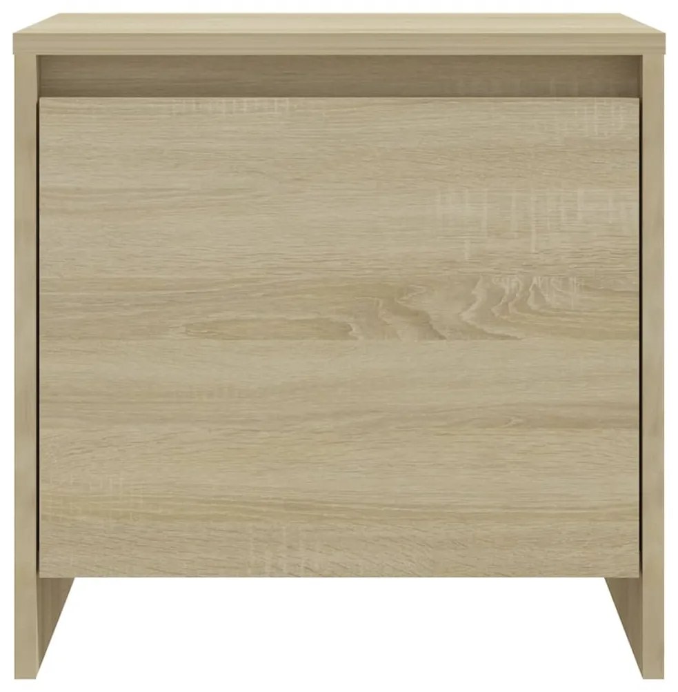 vidaXL Κομοδίνο Sonoma Δρυς 45x34x44,5 εκ. από Επεξεργασμένο Ξύλο