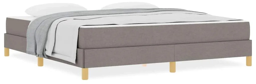 vidaXL Κρεβάτι με ελατήρια Ταμπά και Καφέ 180 x 200 cm