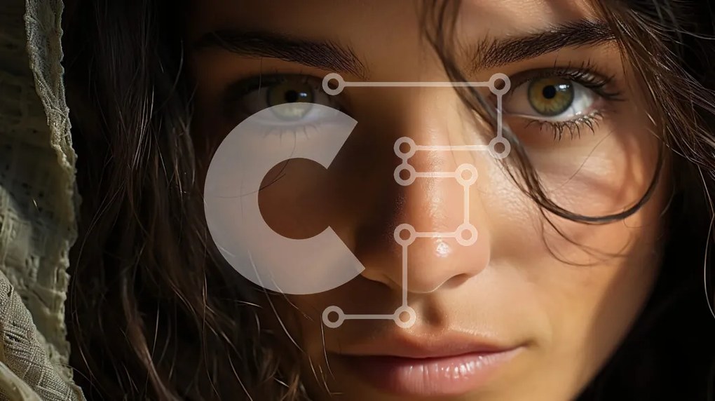 Intra Συλλεκτικό Ξύλινο Παζλ Plywood 4mm - Εκπληκτικό πορτρέτο μιας γυναίκας με μαύρο κουκούλα Σε Ξύλινο Κουτί - Διαστάσεις Puzzle: 10x10 cm – 25 κομμάτια