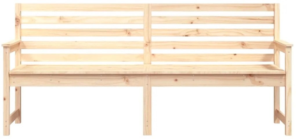vidaXL Παγκάκι Κήπου 203,5x48x91,5 εκ. από Μασίφ Ξύλο Πεύκου