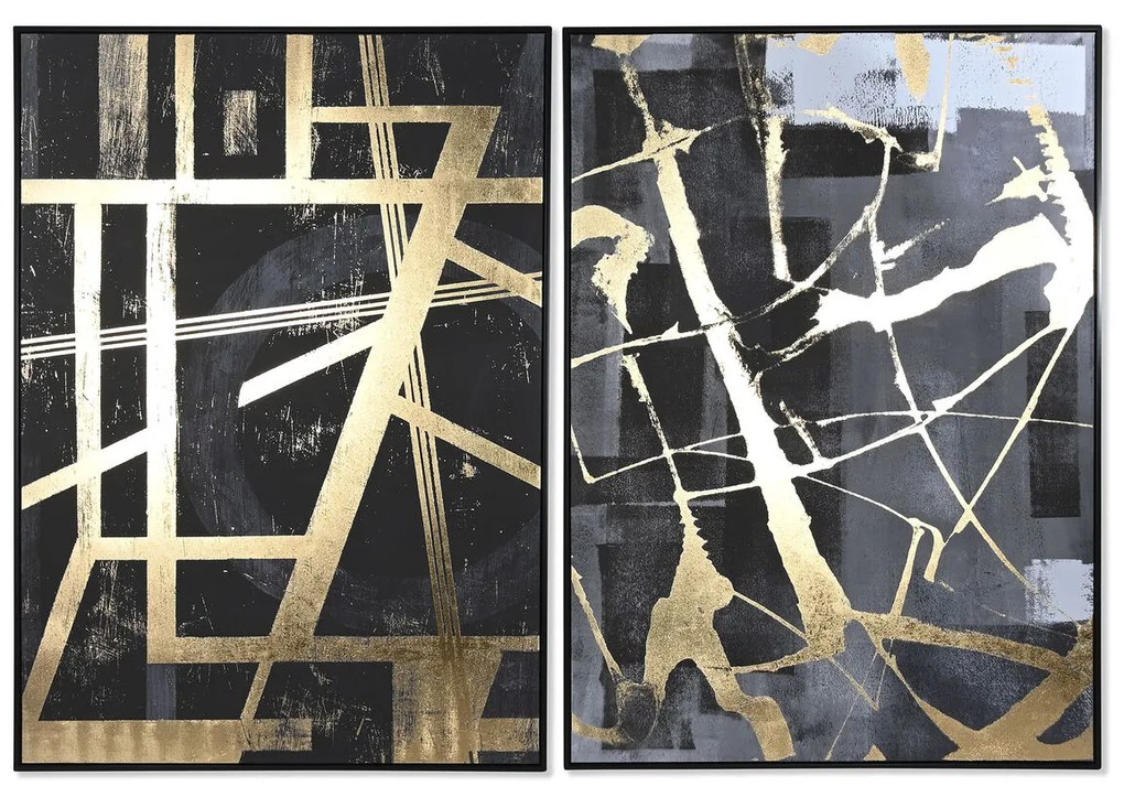 Καμβάς Home ESPRIT πολυστερίνη Καμβάς 103 x 4,5 x 143 cm