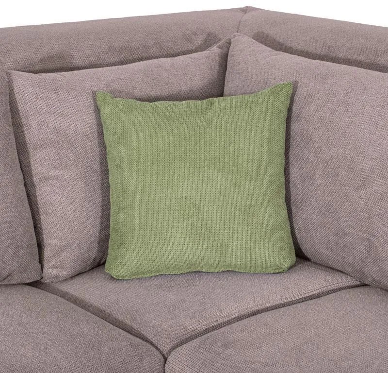 Γωνιακός Καναπές Legend Fylliana Αριστερή γωνία Καφέ Ύφασμα 272x197x80εκ 272x197x80 εκ.