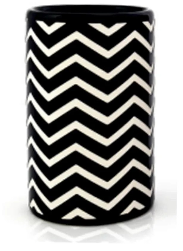 Ποτήρι Wave 03058.001 Black-White Spirella Ceramic