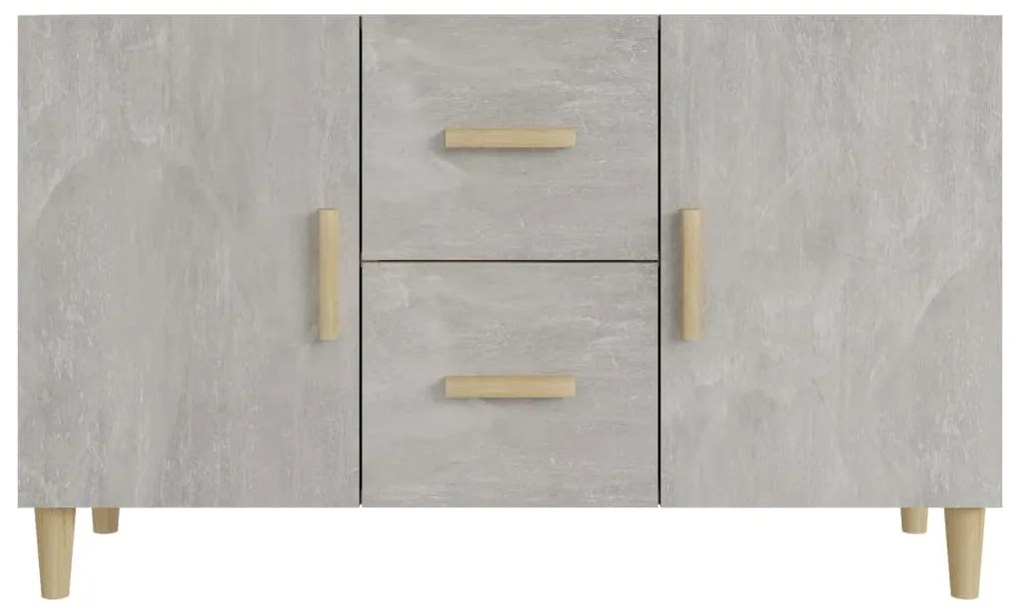 vidaXL Ντουλάπι Γκρι Σκυροδέματος 100 x 36 x 60 εκ. Επεξεργασμένο Ξύλο