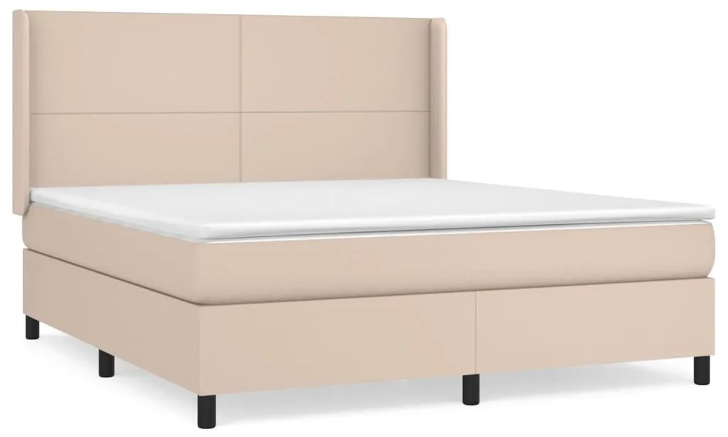 ΚΡΕΒΑΤΙ BOXSPRING ΜΕ ΣΤΡΩΜΑ ΚΑΠΟΥΤΣΙΝΟ 180X200 ΕΚ. ΣΥΝΘ. ΔΕΡΜΑ 3132398